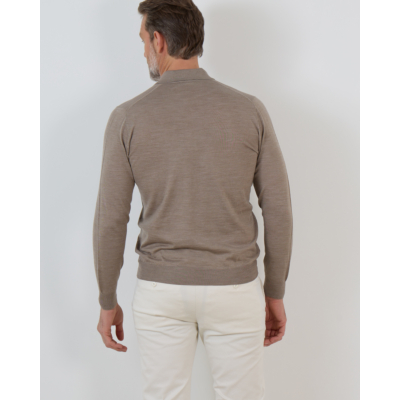 Fedeli Sportman Polo Pullover Sand