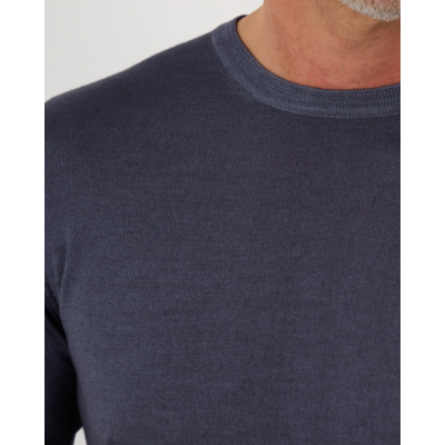 Fedeli Pullover Merinos Denim Blue