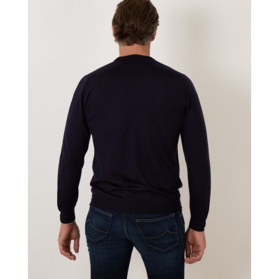 Fedeli Pullover Wol Navy