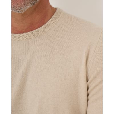Colombo Cashmere Pullover Sand Melange