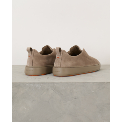 Santoni  Taupe Slip-on Sneaker