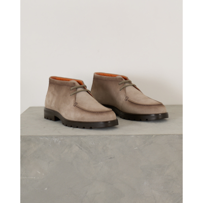 Santoni  Rock Veterschoen Taupe