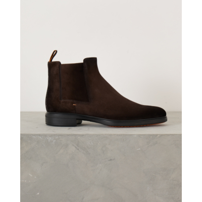 Santoni  Chelsea Boot Dark Brown