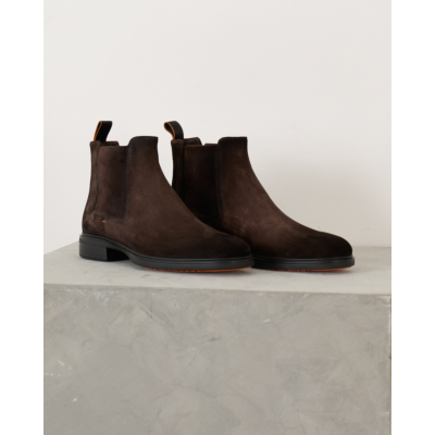 Santoni  Chelsea Boot Dark Brown