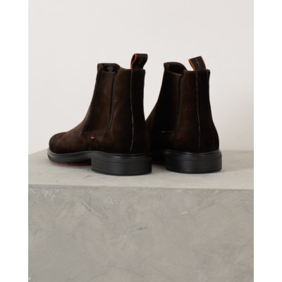 Santoni  Chelsea Boot Dark Brown