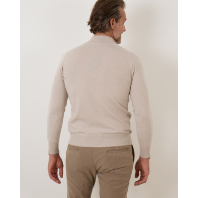 Doriani Cashmere Cashmere Zip Pullover Burro