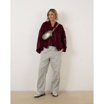 Alter Ego Pearl Bomber Burgundy