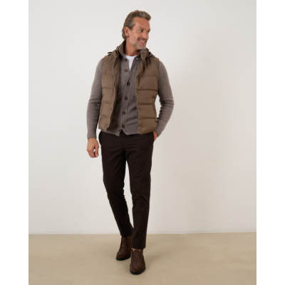 Montecore Gewatteerde Bodywarmer Tobacco Brown