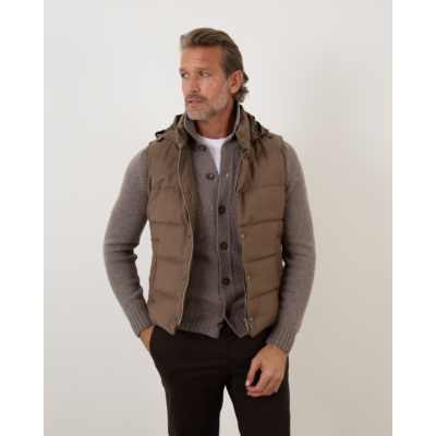 Montecore Gewatteerde Bodywarmer Tobacco Brown