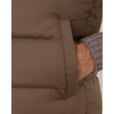 Montecore Gewatteerde Bodywarmer Tobacco Brown
