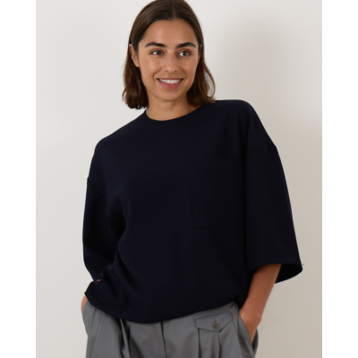 Tibi Mica Crepe Easy T-shirt