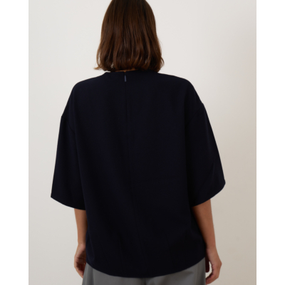 Tibi Mica Crepe Easy T-shirt