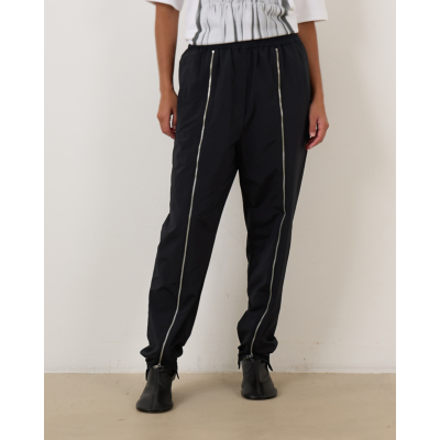 Tibi Nylon Zipper Jogger Zwart