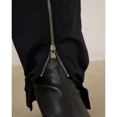 Tibi Nylon Zipper Jogger Zwart