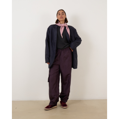 Tibi Crispy Nylon Wilt Pull On Jogger