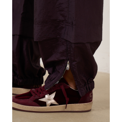 Tibi Crispy Nylon Wilt Pull On Jogger
