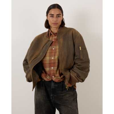 Golden Goose Orville Bomber French Roast
