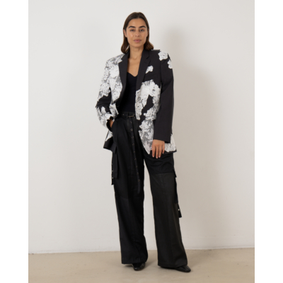 1/OFF Blazer met Wit Kant