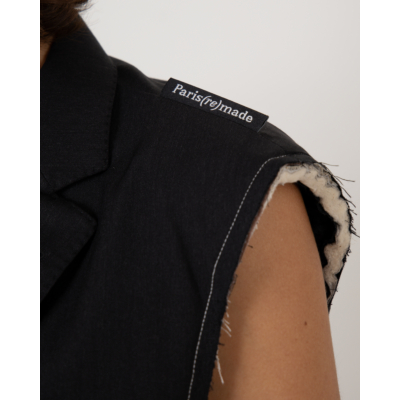 1/OFF Kort Gilet Zwart