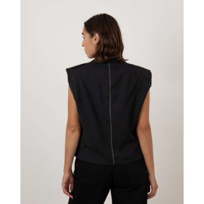 1/OFF Kort Gilet Zwart