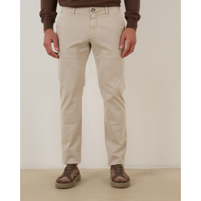 Jacob Cohën pantalon casual steekzak a83 zand
