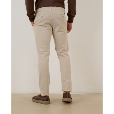 Jacob Cohën pantalon casual steekzak a83 zand