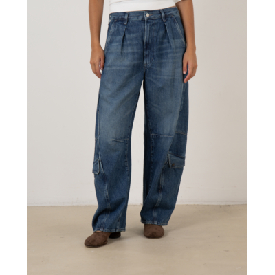 Citizens of Humanity Flightpant cargo jeans donkerblauw