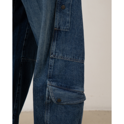 Citizens of Humanity Flightpant cargo jeans donkerblauw