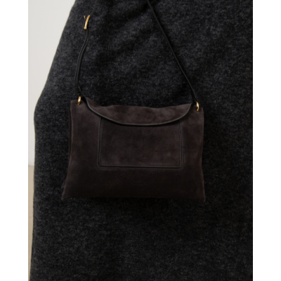 Wandler Penelope Slouch Bag Space Suede