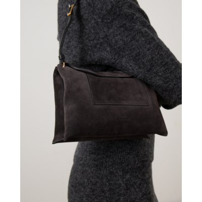Wandler Penelope Slouch Bag Space Suede