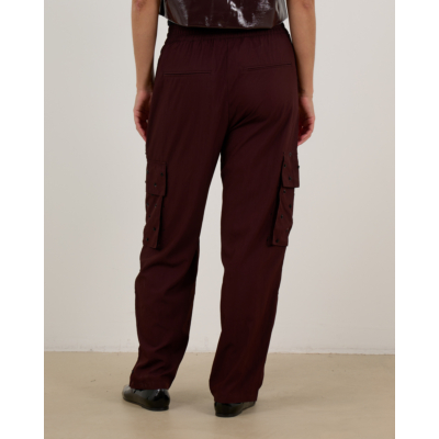 Baum und Pferdgarten Nemu Cargo Pantalon met Pailleten Bordeaux