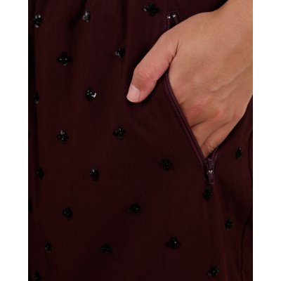 Baum und Pferdgarten Nemu Cargo Pantalon met Pailleten Bordeaux