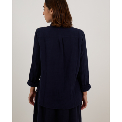 Xírena Scout Shirt Blouse Navy