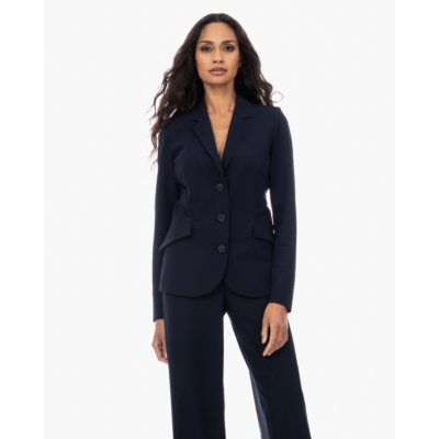 Japan TKY Danno Travel Jersey Blazer Zwartblauw