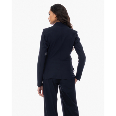 Japan TKY Danno Travel Jersey Blazer Zwartblauw