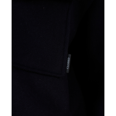 Closed Wollen Overshirt Jack Navy Blauw