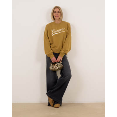 Closed Glow up wijde jeans grijs