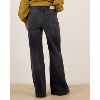 Closed Glow up wijde jeans grijs