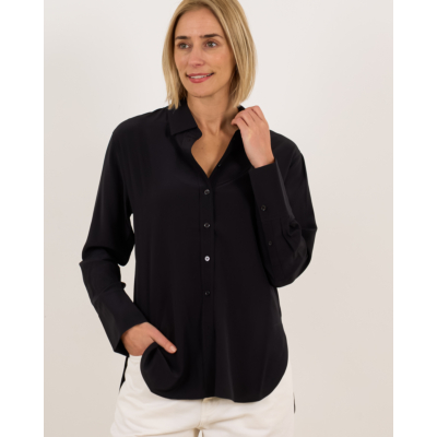Joseph Zijde Joe blouse zwart