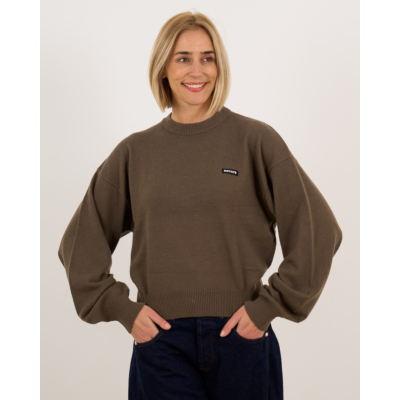 Rotate Basic Crewneck Sweater Crocodile