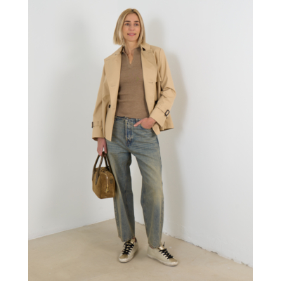 Haikure Betty Wide Leg Jeans Earth Blauw