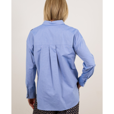 'S Max Mara  Cotton Oxford shirt Cornflower