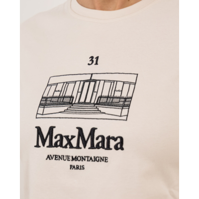 'S Max Mara  Katoen T-shirt Print Sand