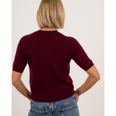 Weekend Max Mara  Pullover Korte Mouw Bordeaux