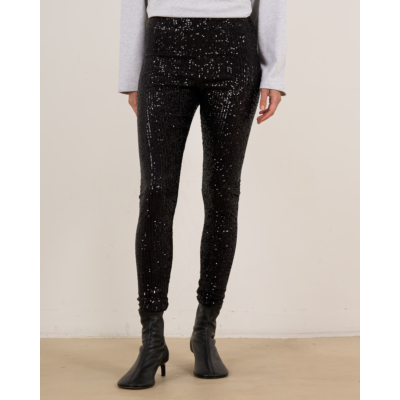 Weekend Max Mara  Sequin Pantalon Black