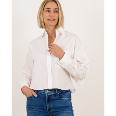 Weekend Max Mara  Cropped Blouse Optical White