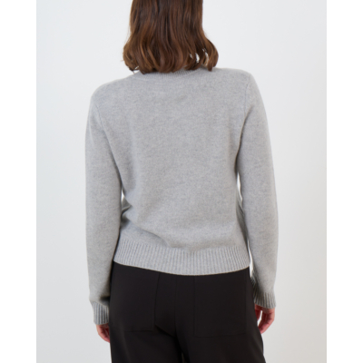 Lisa Yang Mable Kasjmier Pullover Trui Grijs