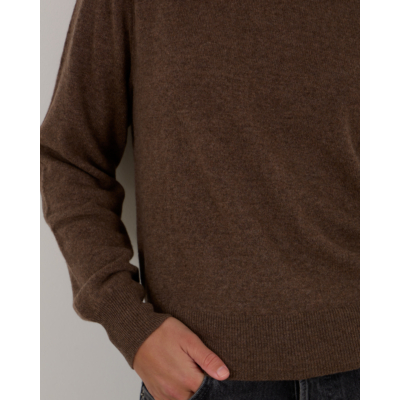 Lisa Yang Greer Kasjmier Pullover Trui Taupe
