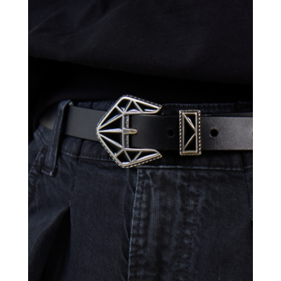 Marant Étoile Coraline Ceintuur Zwart Zilver