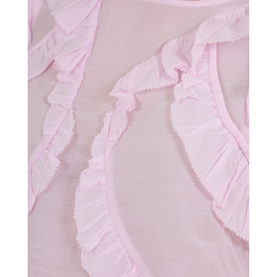 Marant Étoile Nalou Geplooide Mouwloze Top Licht Roze